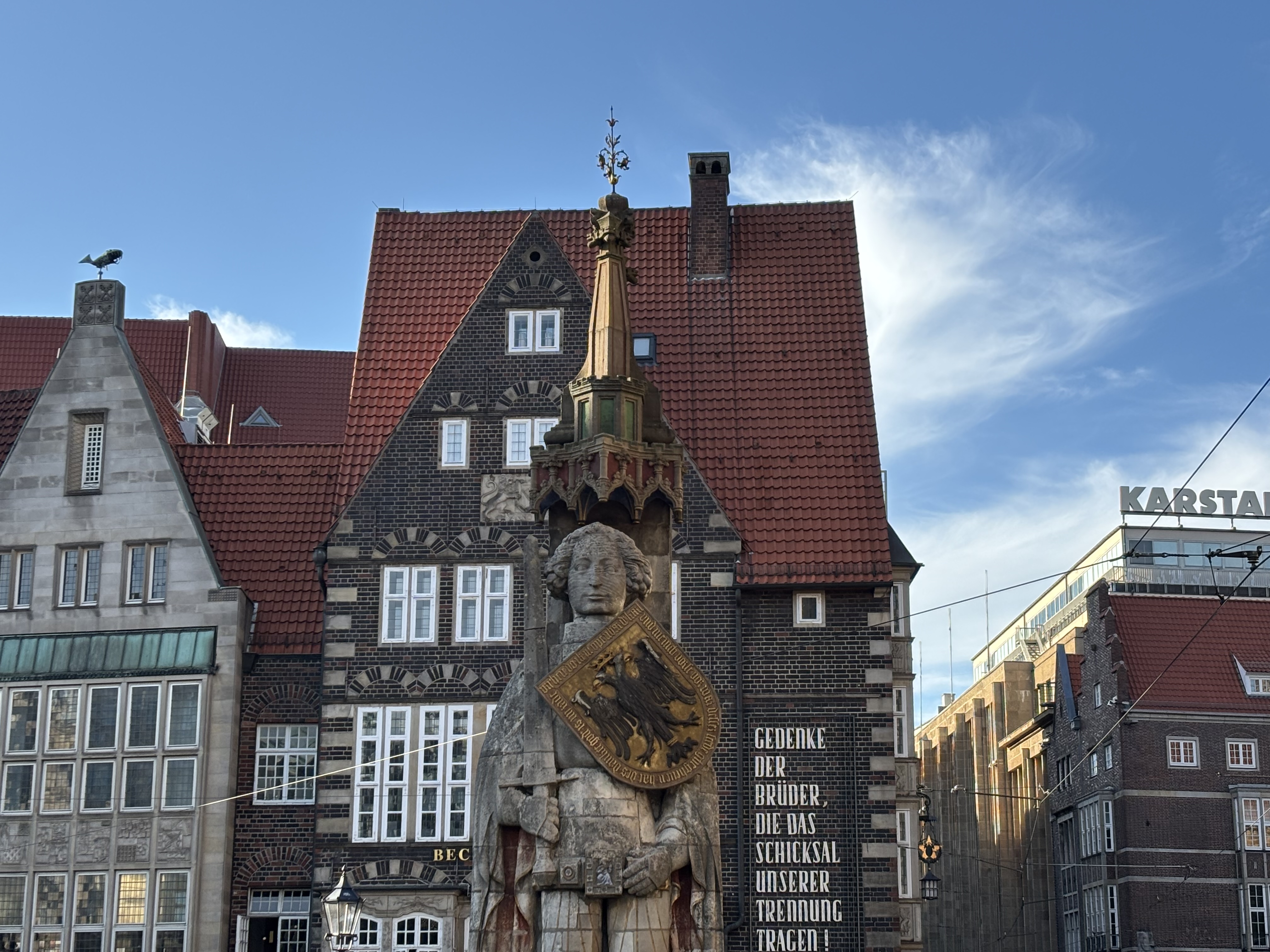 Stadtführungen in Bremen Bremer Roland am Marktplatz